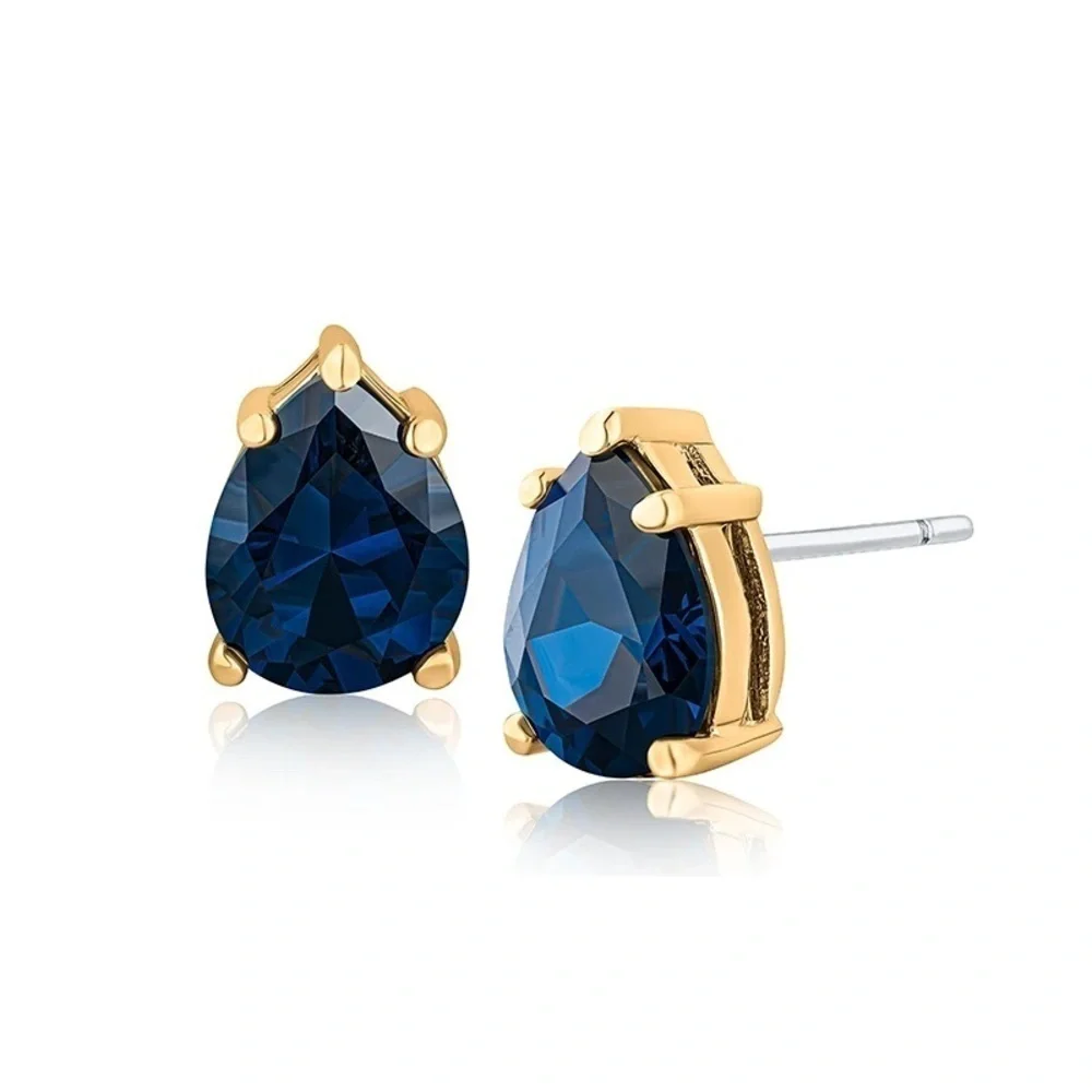 NEW CZ by Kenneth Jay Lane Stud Earrings - Picture 2 of 3